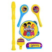 Kit Musical Da Amizade 3 Palavrinhas Com 6 Instrumentos Infantis De Brinquedo Original - Yes Toys