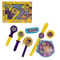 Kit Musical Infantil Com 7 Instrumentos 3 Palavrinhas
