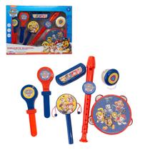 Kit Musical Infantil Com 7 Instrumentos Patrulha Canina