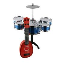 Kit Musical Infantil Com Bateria E Violão ul - Toys toys