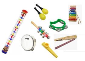 Kit Musicalização Infantil c/ 8 Percussões - Liverpool Kids
