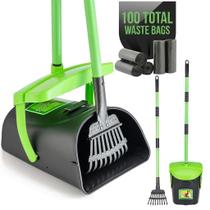 Kit MXF Pá Recolhedora com Cabo de 93 cm e 100 Sacos para Resíduos Kit MXF Pá Recolhedora com Cabo de 93 cm e 100 Sacos para Resíduos