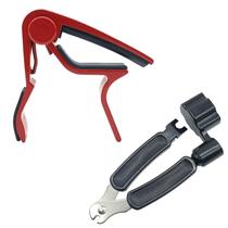 Kit MXP 1 Capotraste vermelho + 1 enrolador cortador Luthier Kit MXP 1 Capotraste vermelho + 1 enrolador cortador Luthier