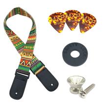 KIT MXP 1 correia ukulele MOD2 + 1 roldana +1 strap block BK