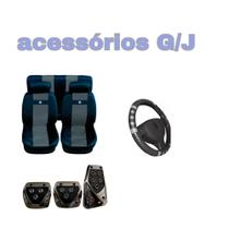kit n4/ capa p banco nylon cinza+acessórios gol kit n4/ capa p banco nylon cinza+acessórios gol