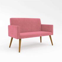 Kit Namoradeira + 2 Poltronas Decorativas Sala Cor:rosa Kit Namoradeira + 2 Poltronas Decorativas Sala Cor:rosa