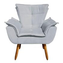 Kit Namoradeira E 02 Poltronas Opala Pés Palito Castanho