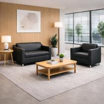 Kit Namoradeira Tilla + Poltrona Decorativa Clínica Medica