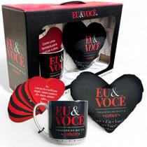 Kit Namorados Caneca Almofada E Bilhetes De Amor Eu E Você Kit Namorados Caneca Almofada E Bilhetes De Amor Eu E Você