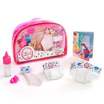 Kit Nanar Acessórios Boneca Bebê reborn pequena 30cm Fralda descartavel Naninha Livro historia Infantil chupeta Bolsa ED1 Brinquedos Kit Nanar Acessórios Boneca Bebê reborn pequena 30cm Fralda descartavel Naninha Livro historia Infantil chupeta Bolsa ED1 Brinquedos