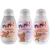 Kit Nanê Shampoo e Condicionador + Sabonete Líquido