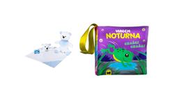 Kit Naninha Livro Pano Banho Animal Noturno Bebe Feliz - Vale das Letras