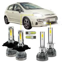 Kit nano led fiat punto 2008/2017 22000 lúmens 6500k (alta baixa milha) Kit nano led fiat punto 2008/2017 22000 lúmens 6500k (alta baixa milha)