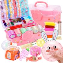 Kit Nano Tape Bubble ZESKUU para crianças com glitter, argila e muito mais