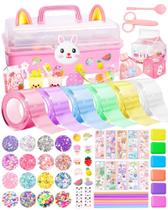 Kit Nano Tape Bubble ZiZa Cute Bunny para crianças de 6 a 7 anos