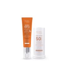 Kit Nano Vit C 20% + Base Stick Bege Caramelo