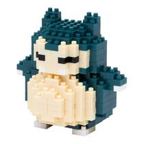 Kit Nanoblock Pokémon Snorlax Cinza - Construção de Blocos