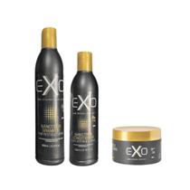 Kit Nanotron Home Care Shampoo 350ml, Condicionador e Máscara 250ml - EXO