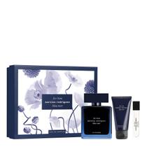 Kit Narciso Rodriguez Bleu Noir For Him - Eau de Parfum 100ml + Shower Gel 50ml + Miniatura 10ml