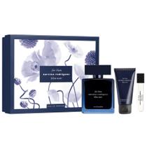 Kit Narciso Rodriguez Bleu Noir for Him Eau de Parfum ( Perfume 100ml + Body Lotion 50ml + Perfume 10ml )