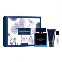 Kit narciso rodriguez for him bleu noir edp 100ml + edp 10ml + shower gel 50ml