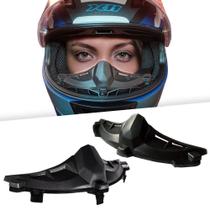 kit Narigueira Capacete Modelo Esportiva Alta Original Ls2 Norisk FW3 Clip Universal Respiro
