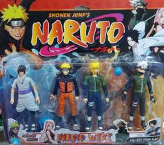 Kit Naruto 4 Bonecos Acao Personagem Brinquedo