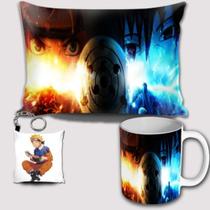 Kit Naruto Sasuke Tobi Caneca Almofada Chaveiro - Hot Cloud Shop