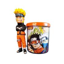Kit Naruto Shippuden: Boneco 15cm + Caneca Time 7 350ml