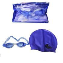 Kit Natação Infantil c/ Óculos Protetor Auditivo e Touca Cores Sortidas - 146209 - Dm Toys