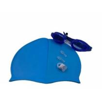 Kit Natação Touca de Natação e Óculos de Natação com protetor de ouvido Kit Natação Touca de Natação e Óculos de Natação com protetor de ouvido