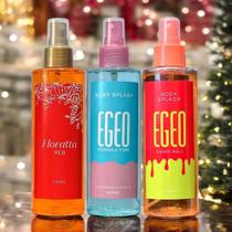 Kit Natal - 3 Body Splash Egeo Vanilla Vibe e Egeo Melancia + Floratta Red (200ml cada)