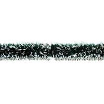 Kit Natal 5 Festão Verde Nevado Enfeite 2 M X 8cm Decoração Kit Natal 5 Festão Verde Nevado Enfeite 2 M X 8cm Decoração