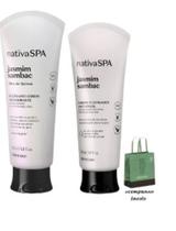Kit Nativa SPA Jasmim Sambac Anti-stress: Loção 200ml e Esfoliante 175ml O Boticário Kit Nativa SPA Jasmim Sambac Anti-stress: Loção 200ml e Esfoliante 175ml O Boticário