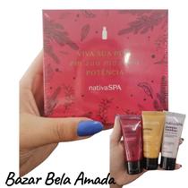 Kit Nativa SPA Jasmin Sambac ,Ameixa , Quinoa . Cuidado Corporal 30g