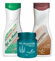 Kit Natulife : Gel Massageador Sebo de Carneiro, Gel de Alecrim & Gel de Arnica Kit Natulife : Gel Massageador Sebo de Carneiro, Gel de Alecrim & Gel de Arnica
