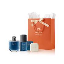 Kit natura biografia colônia masculina 100ml + deo Corporal em spray 100ml + sabonete em barra 90g Kit natura biografia colônia masculina 100ml + deo Corporal em spray 100ml + sabonete em barra 90g