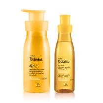 KIT Natura Body Splash 200mL + Hidratante Corporal 400mL Tododia Limão Siciliano e Flor de Gardênia Feminino