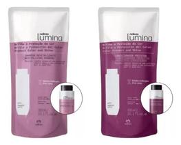 Kit Natura Lumina Brilho e Proteção da Cor Sh + Cond. refil