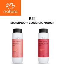 Kit natura lumina shampoo + condicionador antiqueda e crescimento