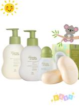 kit Natura Mamãe bebê com Colônia, shampoo ,condicionador + Sabonete em Barras