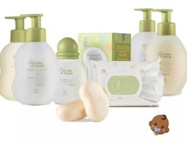 Kit Natura mamãe e bebê maternidade completo para higiene e cuidados com o bebê Kit Natura mamãe e bebê maternidade completo para higiene e cuidados com o bebê