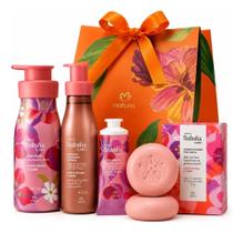 Kit Natura Pêssego Jasmim 5 Itens Presente Dia dos namorados - Mais vendido - Lindo presente