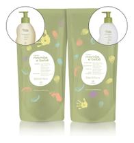 Kit Natura Refil Shampoo e Condicionador Mamãe e Bebê Natura