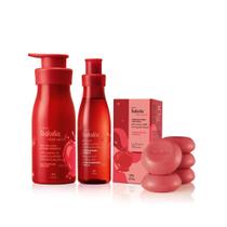 Kit Natura Tododia Maçã Caramelada Baunilha: Hidratante, Body Splash e Sabonetes