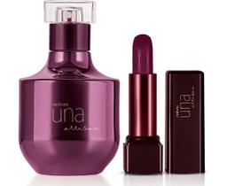 Kit Natura Una Artisan: Deo Parfum 75 Ml + 1 Batom Roxo 8c