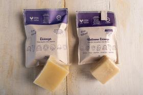 Kit natural e vegano roma natural: shampoo em barra energizante &condicionador em barra hidratação