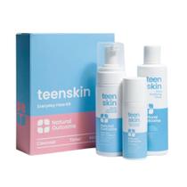 Kit Natural Outcome Teen Skin: 3 Passos para Cuidados com a Pele (Sabonete, Tônico e Hidratante) Kit Natural Outcome Teen Skin: 3 Passos para Cuidados com a Pele (Sabonete, Tônico e Hidratante)