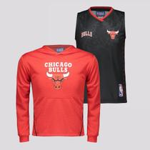 Kit NBA Blusão e Regata Chicago Bulls Infantil