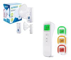 Kit Nebulizador Adulto Infantil G-tech Bivolt + Termometro Kit Nebulizador Adulto Infantil G-tech Bivolt + Termometro